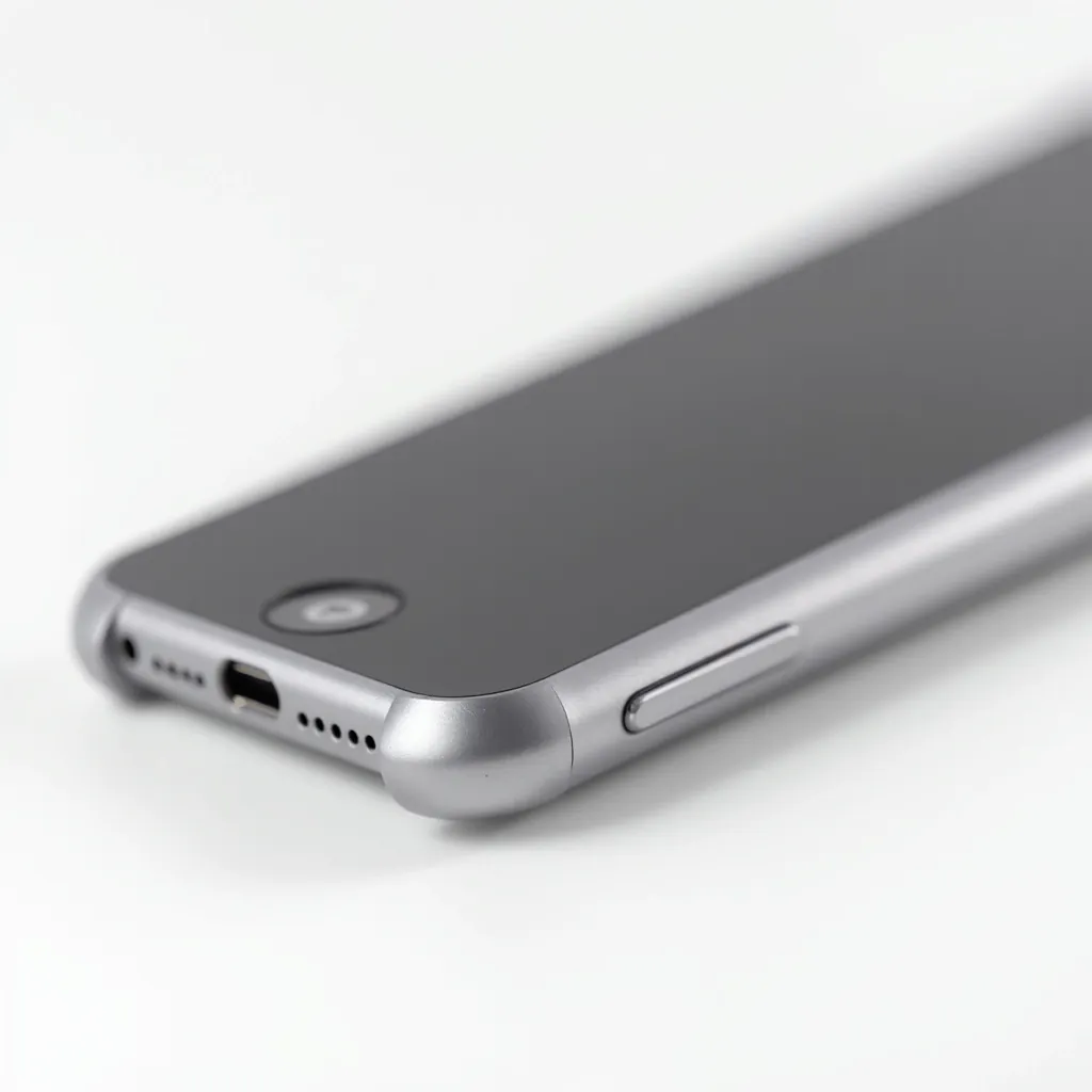 Aluminum bumper on smartphone showing edge coverage and corner protection design, side profile view demonstrating slim frame thickness and gap design
